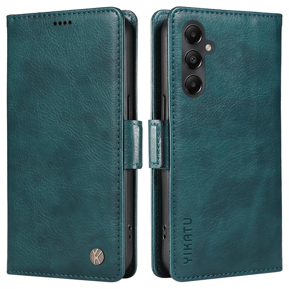 

YIKATU YK-007 For Samsung Galaxy A24 4G (162.1 x 77.6 x 8.3mm) Case Wallet Leather Phone Cover Blue