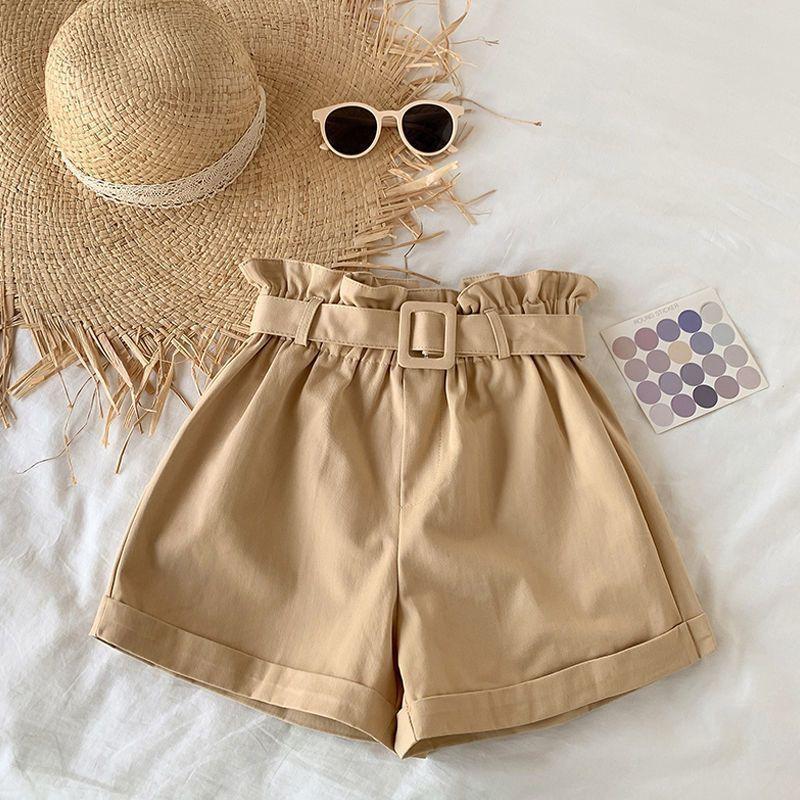 Girls' Fashion Shorts Summer Kids' Casual Quarter Pants