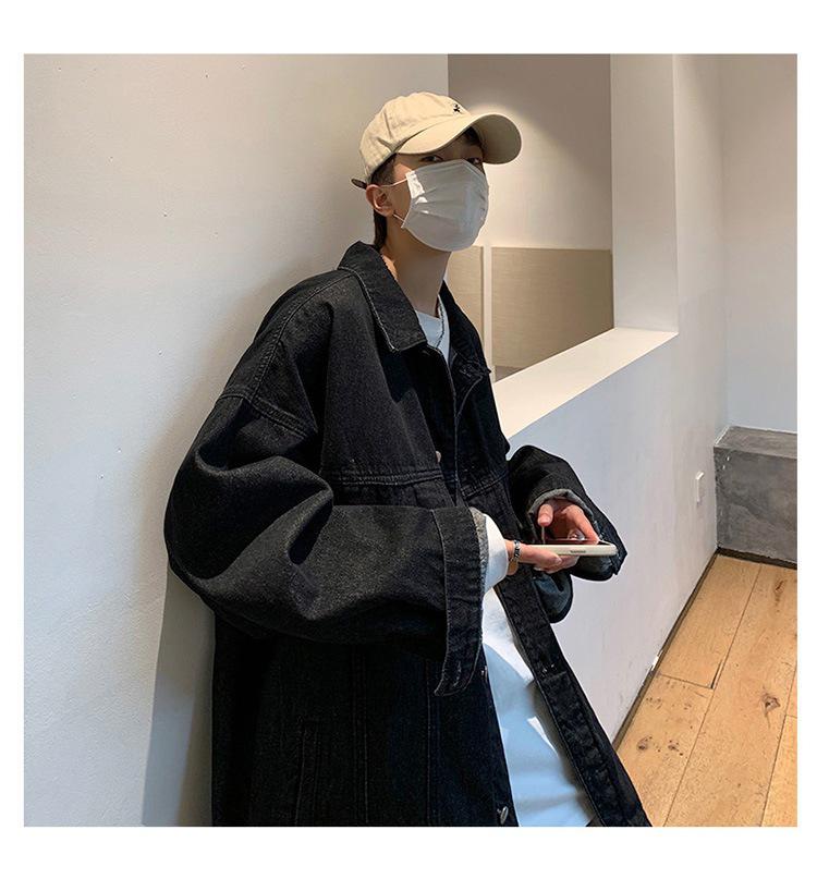 2022 Spring & Autumn Men's Trendy Korean Style Loose Denim Jacket