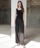 Ssikeoseun Irregular Back Detail Wide Pants_Black