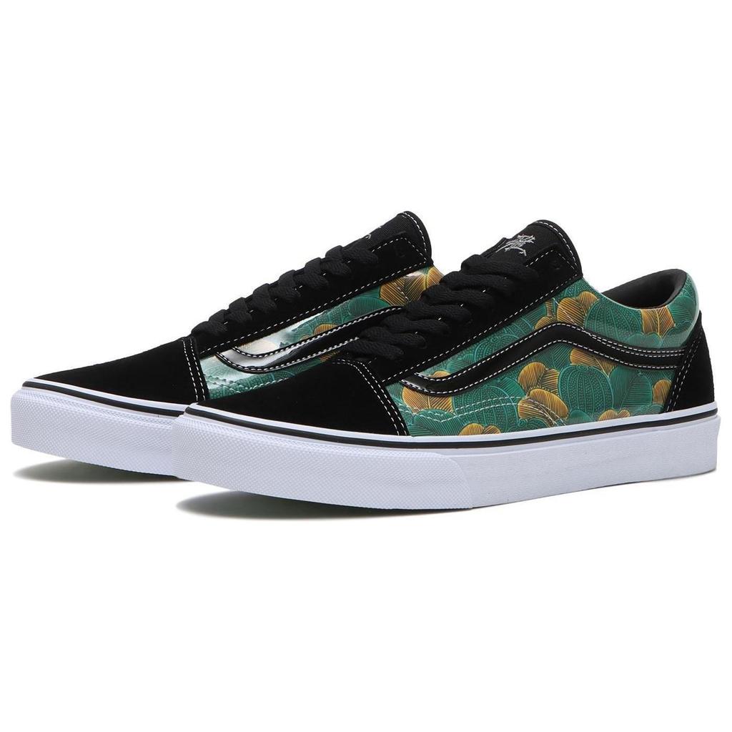 Vans Kukutani X  Old Skool Comfortable Versatile Waterproof Durable Low-Top Skate Shoes Men Sneakers Green Black Brown V36CFKUKUTANI