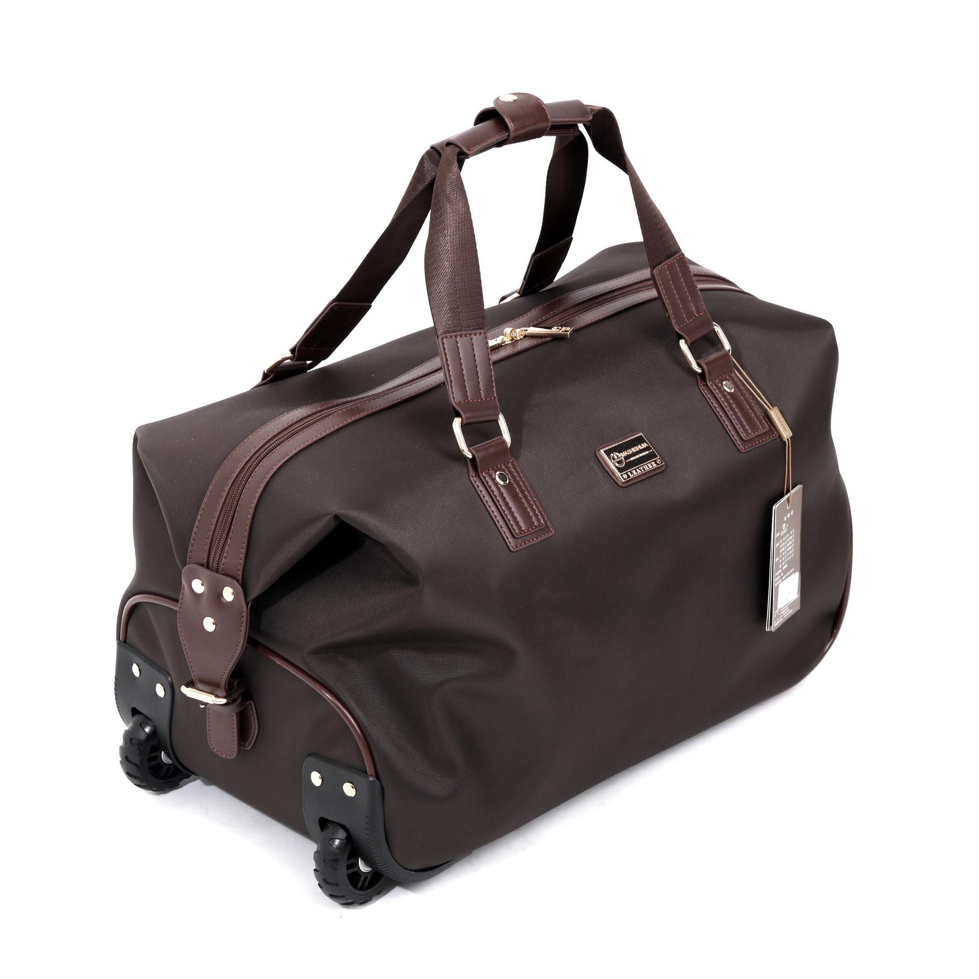 Foldable Handheld Travel Trolley: Cabin-Size, Lightweight, Large Capacity Luggage for Business Trips 20 inch