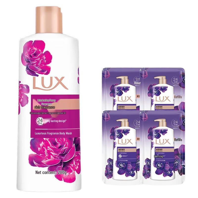 LUX Peony Scent Shower Gel Family Pack