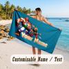 Personalized Beach Towel,Asterix & Obelix Custom Printed Name Text, Super Absorbent Towel For Beach Vacation
