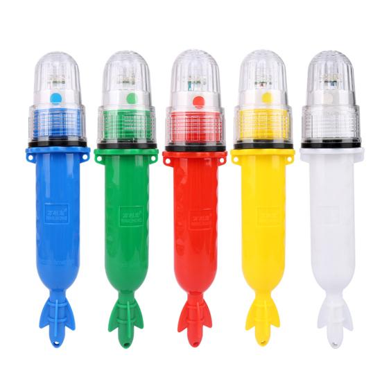 LED Boat Flares Waterproof Adjustable Light Control Battery Powered Emergency Lamp Fishing Net Rafts Buoys Boats Safety Signal Light