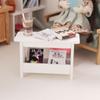 Scenery Model Photography Props Dolls Accessories Wood Stool Miniature Teatable Dollhouse Furniture