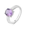 Bague en argent avec améthyste naturelle 2.317ct (2105961)