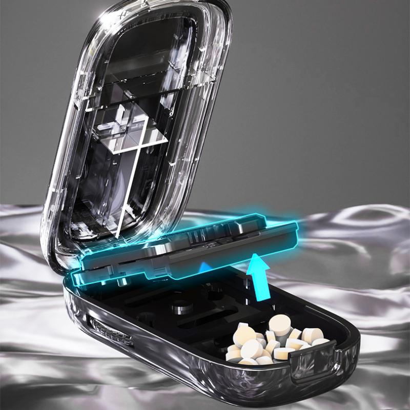 Quartering One-Third Pill Cutter Storage Box Portable Drug Tablet Medicine Dustproof Divider Organizer Crusher Pill Cutter