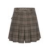 MARTINE GOLF Winter Check Pattern Culotte_Brown