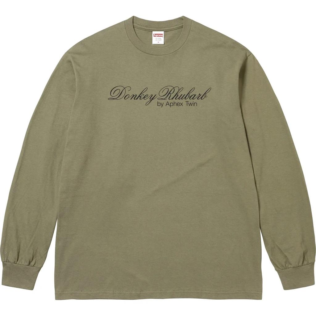 Supreme Aphex Twin Donkey Rhubarb L/S Tee SUP-SS25-217