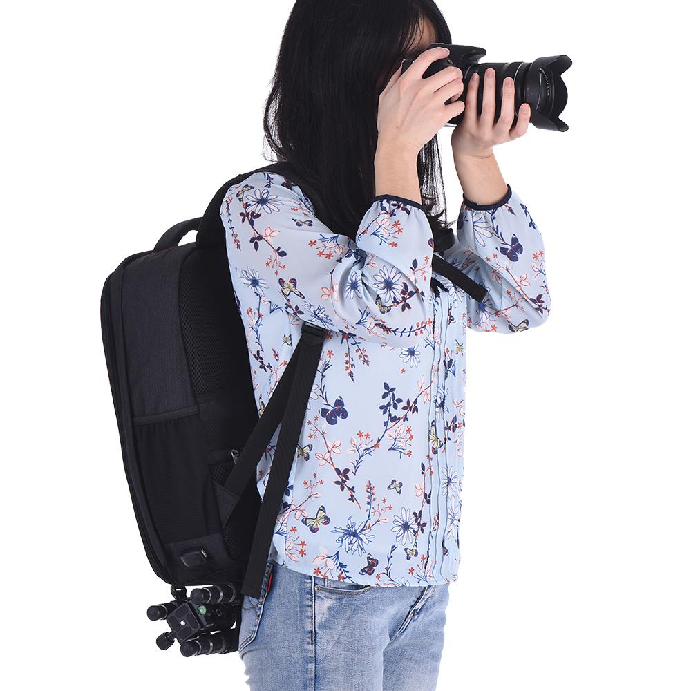 CADeN D10s Backpack Bag Waterproof Shockproof for Mirrorless Camera Lens Tripod