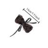 Fake Hair Braided Chignon Ribbon Bow Hair Clip Bun Fashion Hair Donut Bun  Women
