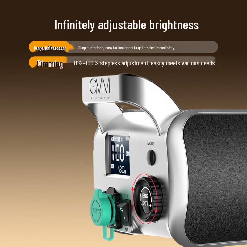 GVM SD-200D 300W Bi-Color LED Video Fill Light