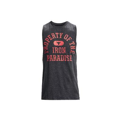 Project Rock Graphic Loose Basketball Vest Men Tops Black 1367126-001