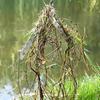 Cortador de Hierba para Plantas Acuáticas Plegable de Alta Resistencia con Cuerda de 20 Metros Cortador de Plantas Acuáticas para Barcos Canoas Pesca