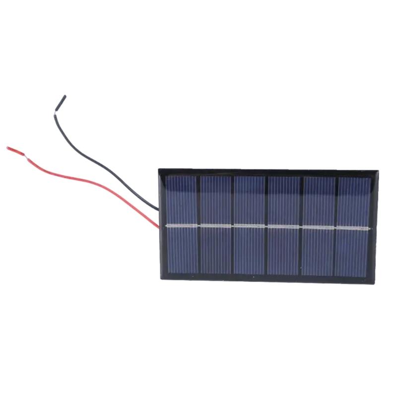 3.0V 220MA Solar Panel with Wire Dripping Glues Plate Solar Epoxy Panel Polysilicon Board Solar System Module Enduring