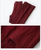 Ancola Red High-Waisted Floor-Length Wide-Leg Slimming Pants, 2025 Spring Women's Collection