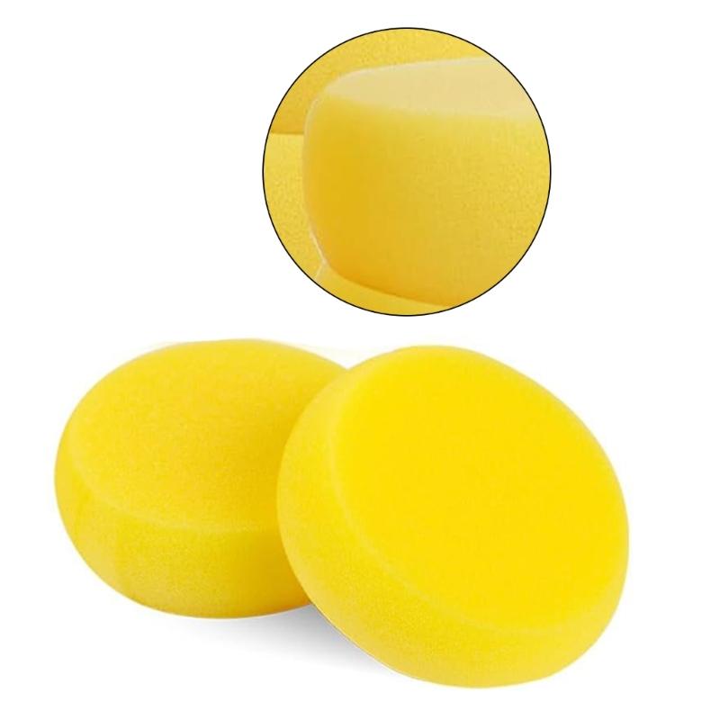 25Pieces Round Absorbent Sponges 7cm Washable Synthetic Sponges Watercolor Sponges for Ceramic Art Craft Face Painting