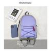 Fashion Lightweight Mini Backpack Portable Multifunctional Shoulder Bag Large Capacity School Bag Outdoor Use