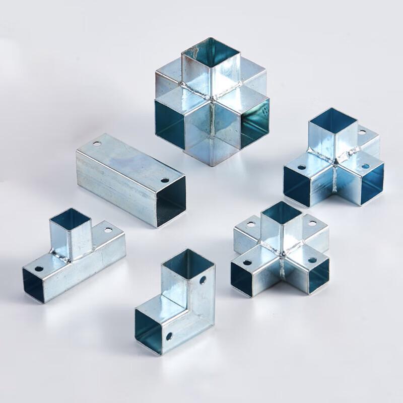 Conector de Tubo Cuadrado Galvanizado