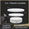 3 Speeds Electric Rotating Visualizer 360° Turntable Regulation Usb Charge Display Stand For Video Shooting Prop Jewelry Shoes