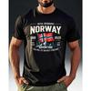 T-shirt da uomo con motivo 3D T-shirt a maniche corte T-shirt stampata in 3D girocollo retro retro casual street