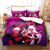 Fizzarolli Boss Bedding Set Single Twin Full Queen King Size Bed Set Adult Kid Bedroom Duvetcover Sets Anime Game Bed