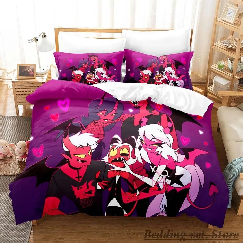 Fizzarolli Boss Bedding Set Single Twin Full Queen King Size Bed Set Adult Kid Bedroom Duvetcover Sets Anime Game Bed