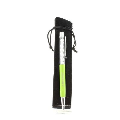 Stones and Minerals. Howlite Mineral Pen from USA. Apple Green Color.