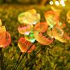 Solar Jellyfish Lights Garden Mushroom Decoration Lamp Outdoor Landscape Ground Insert Lawn Light Christmas Halloween Party
