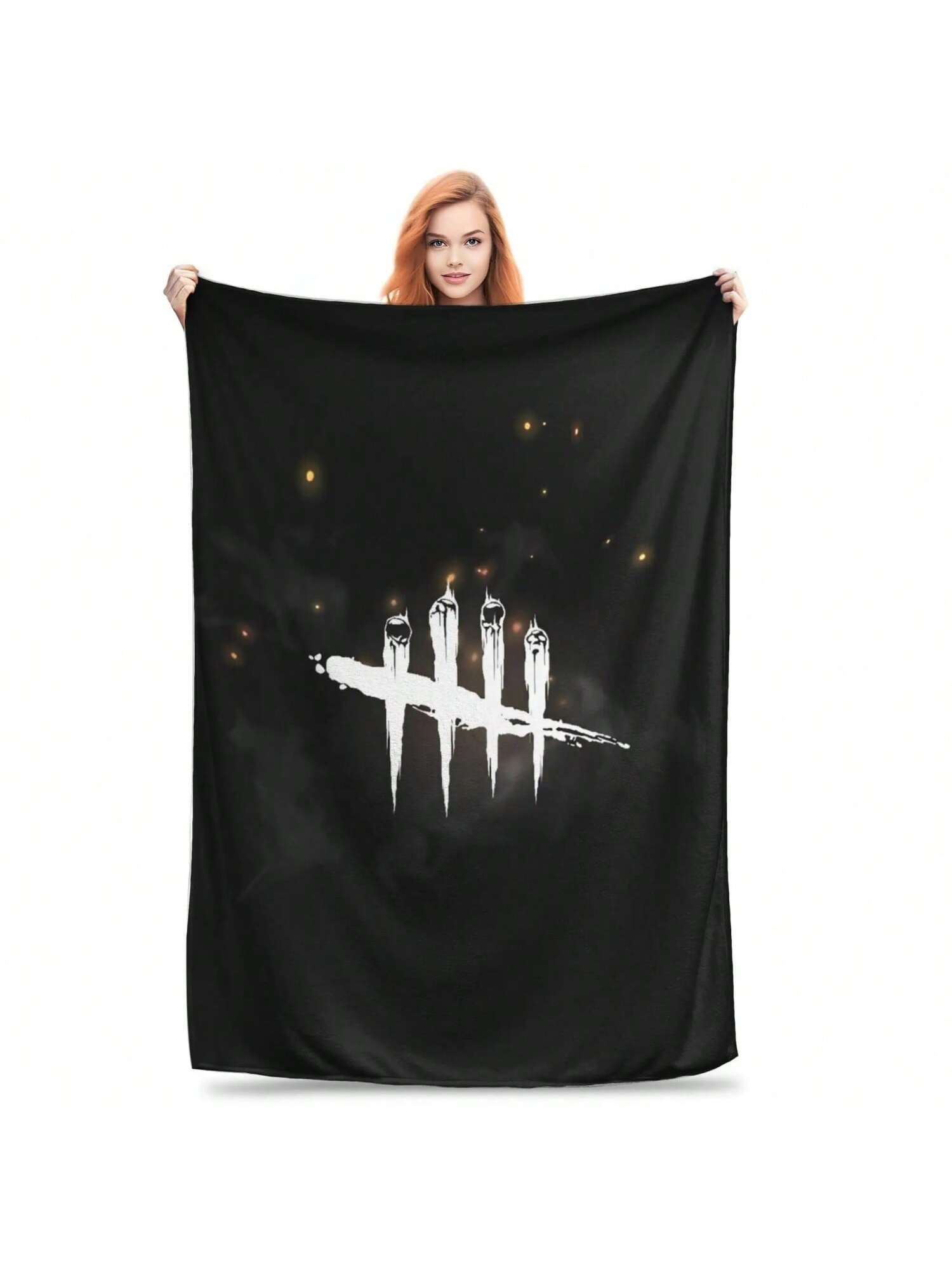 

Deads By Daylights Plush Blanket Throw Blanket For Outdoor Soft Warm Quality Bedspread Gift 75X95CM сірий колір