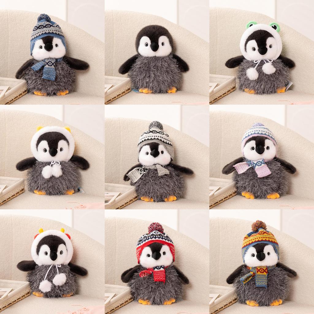 Cute Penguin Plush Toy With Hat For Kids And Childrens Birthday Gift