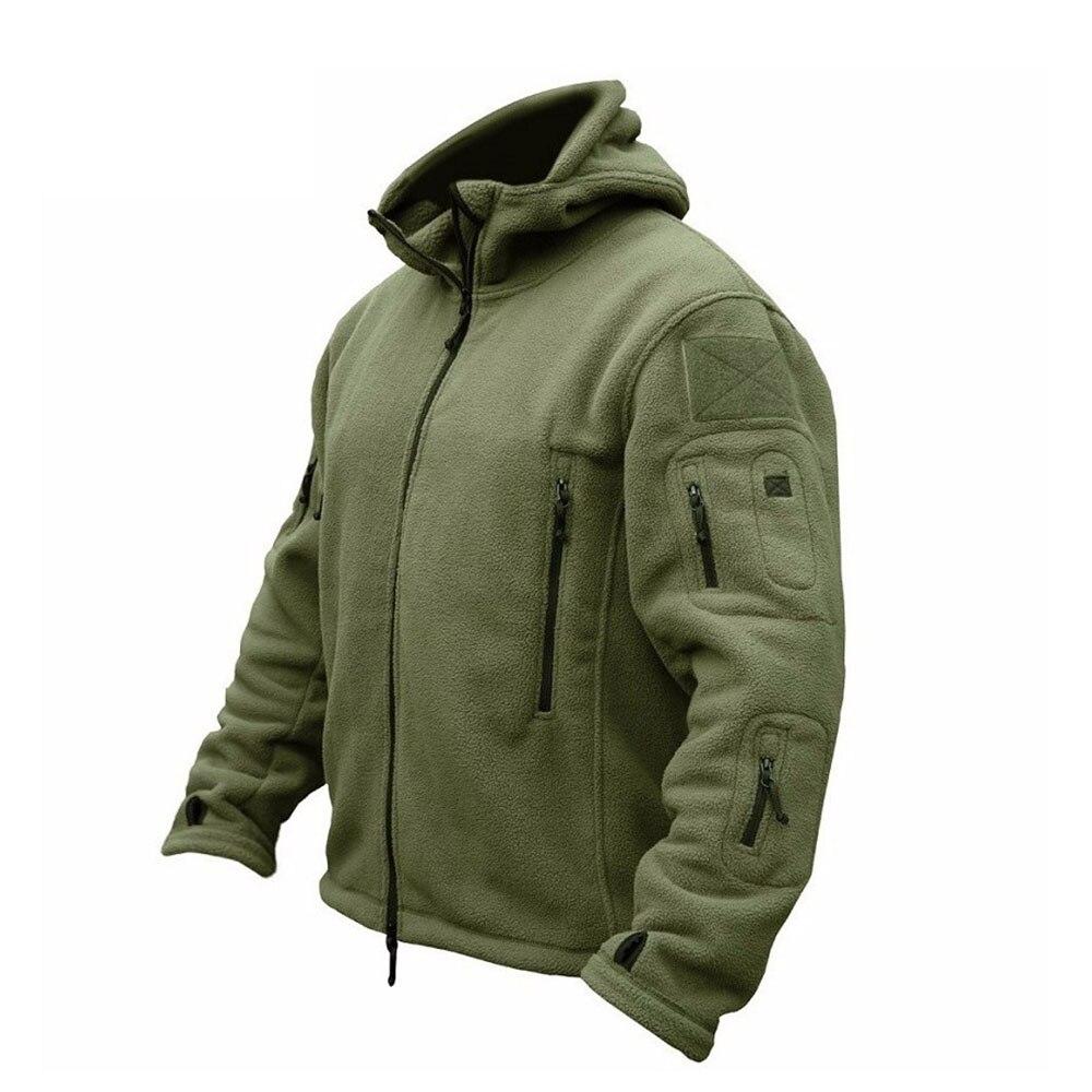 New Military Tactical Outdoor Soft Shell Fleece Jacket Men Army Sportswear Thermal Hunt Hiking Sport Hoodie Jackets