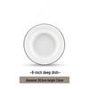 Jingdezhen Nordic Style 8-inch Ceramic Deep Plate