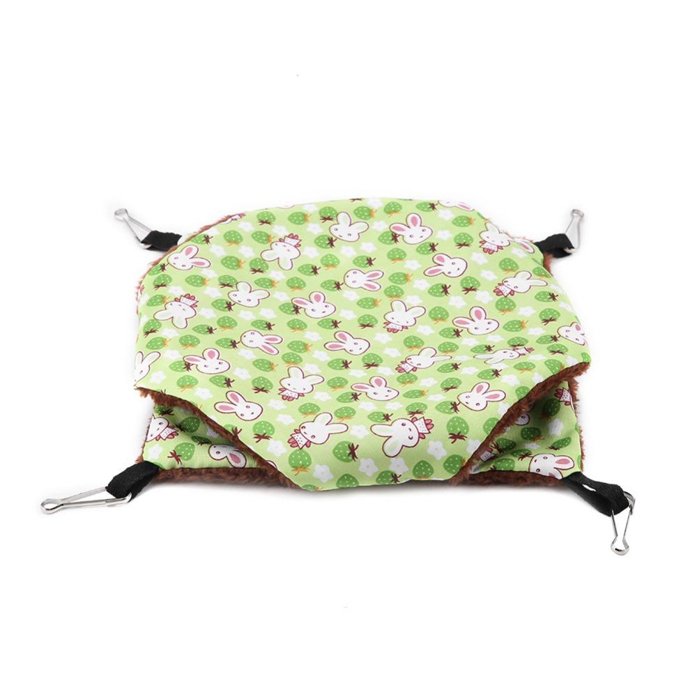 Hanging Design Hanging Pet Bed Double-Layer Cage Glider Bed Rat Swinging Bed For Small Pets