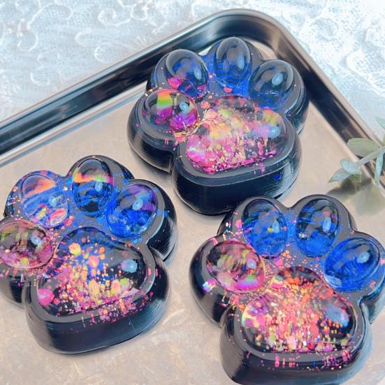 Cat Paw Squeeze Toy Stress Relief Kitten Paw Pinch Sensory Toy Kids Teens Adults Soft TPR Stress Ball Animal Paw Fidget Toy