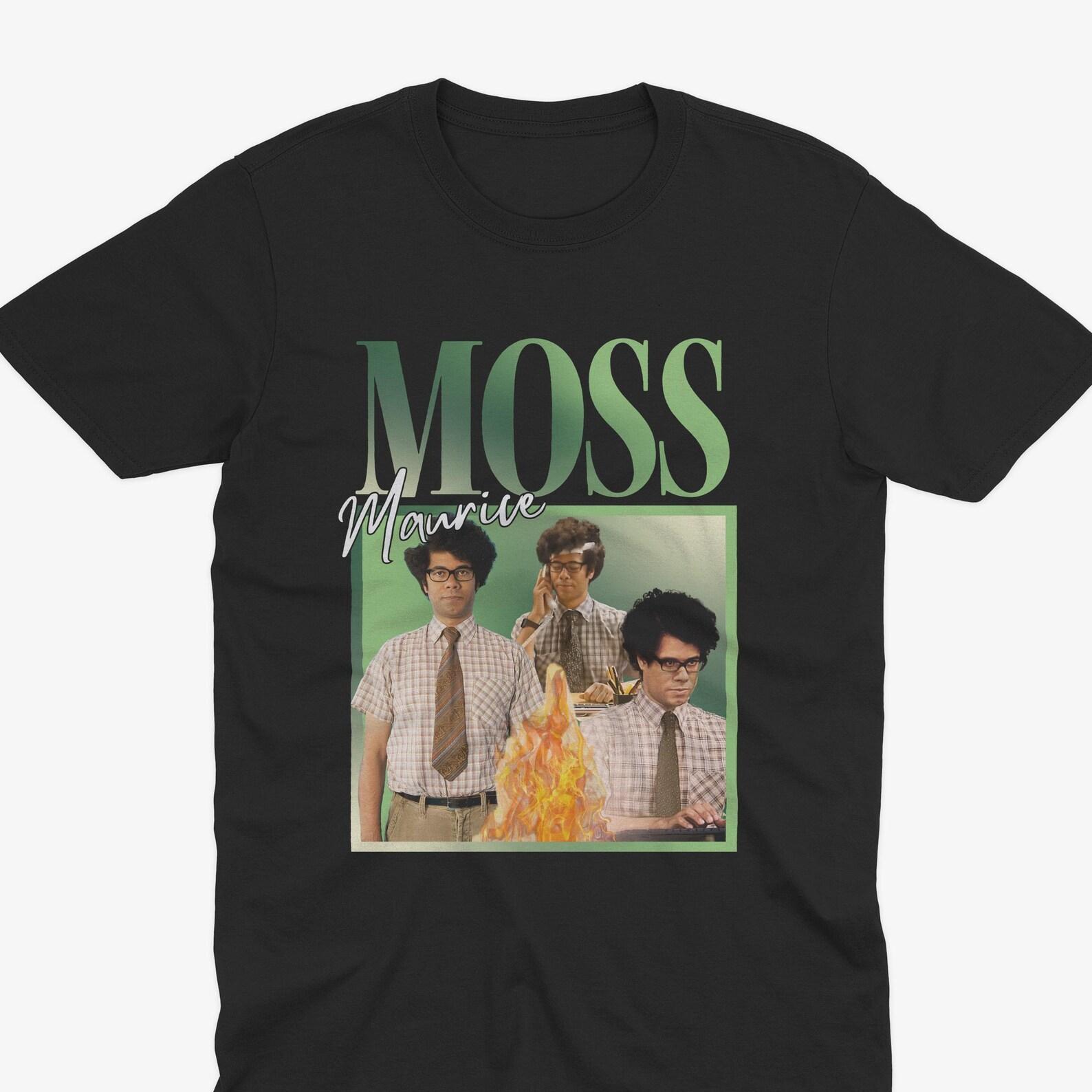 Retro Maurice Moss IT Crowd T-Shirt - IT Crowd T-Shirt, Maurice Moss T-Shirt, Reynholm Industries Tee, IT Crowd Tee, It Crowd Gift S