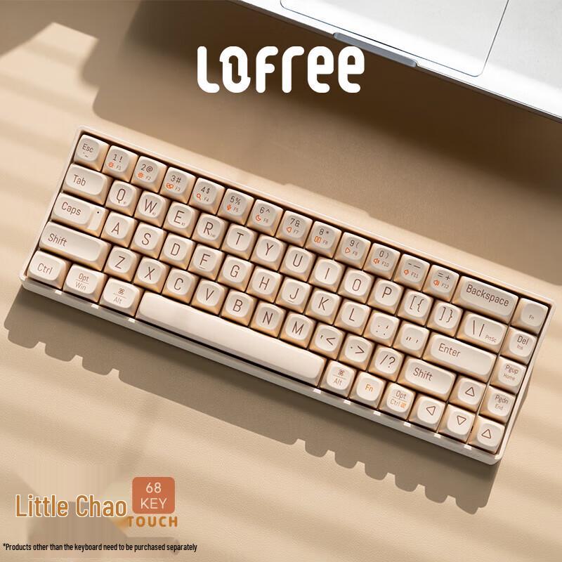 LOFREE OE912 68-Key Triple-Mode Mechanical Keyboard