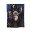 Deads by Daylights Flannel Blankets Video Games Awesome Throw Blankets for Home Hotel Sofa 150*125cm Bedspread,