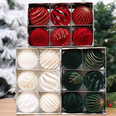 Weihnachten Transparent Bemalt Weihnachtskugel Set Geschenkbox