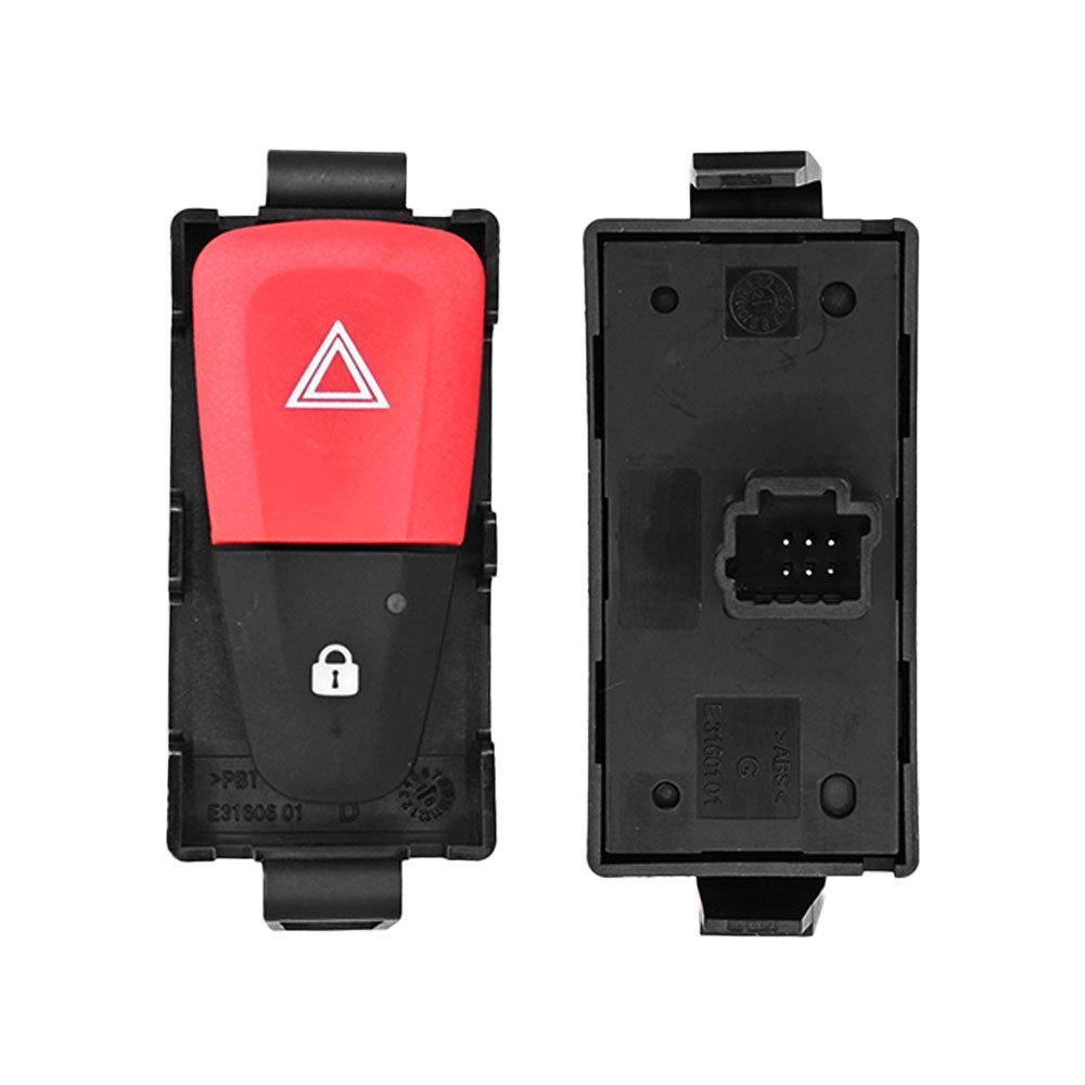 The 252100004R is compatible with Renault models (2010-2019) for the emergency hazard light switch.