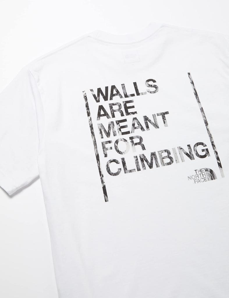The North Face Short Sleeve Walls Cordura Abrasion Size Size L Men's Tee, Nylon, Resistant, White, B,