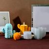 Multipurpose Elegant Styles Cactus Sturdy Silicone Mold Collection Accessory for Unique Candle Cups and Keepsakes Boxes