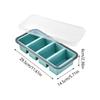 Plateau Congélateur pour Cubes de Bouillon avec Couvercle Libération Facile Récipient de Congélation Récipients pour Congélateur de Soupe pour Sauce Bouillon Riz Liquide Restes