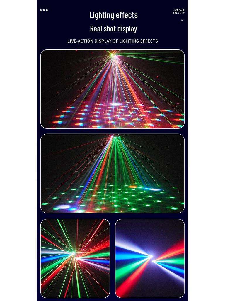 Small Angel LED Rotating Beam Light for KTV & Disco