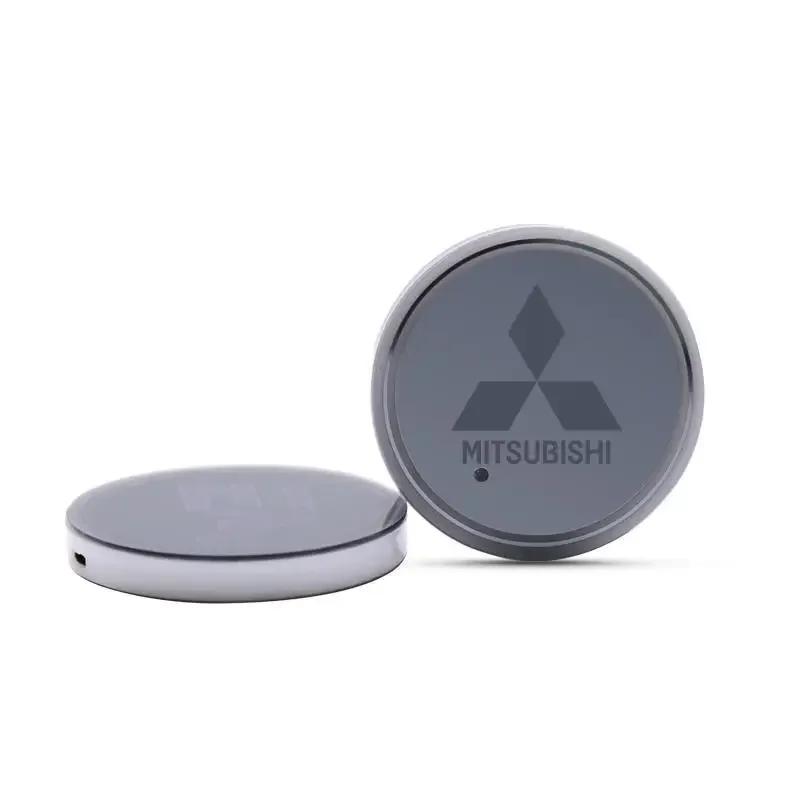 2pcs Car LED Coaster Light Water Cup Bottle Holder Mat for Mitsubishi Ralliart Lancer 9 ASX L200 Colt Pajero Outlander Eclipse UG2