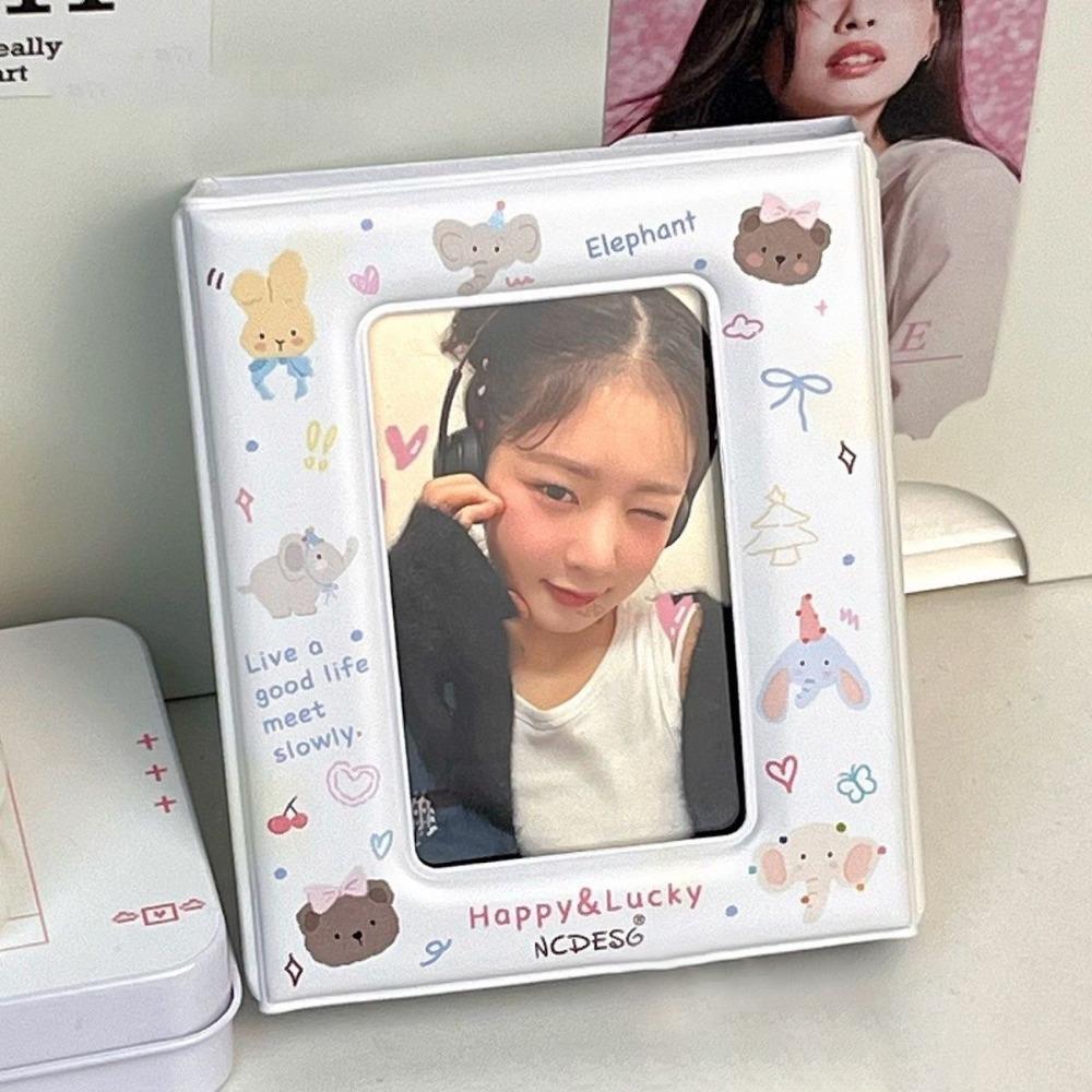 Creative 3 inch Kpop Album 32 Pockets Cartoon Idol Photo Holder Mini Gift Small Card Booklet