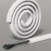 1pc 1m/2m/3meters Floor Cable Cover PVC Cord Protector Self-Adhesive Wood Grain Cable Protector Extension Electric Wire