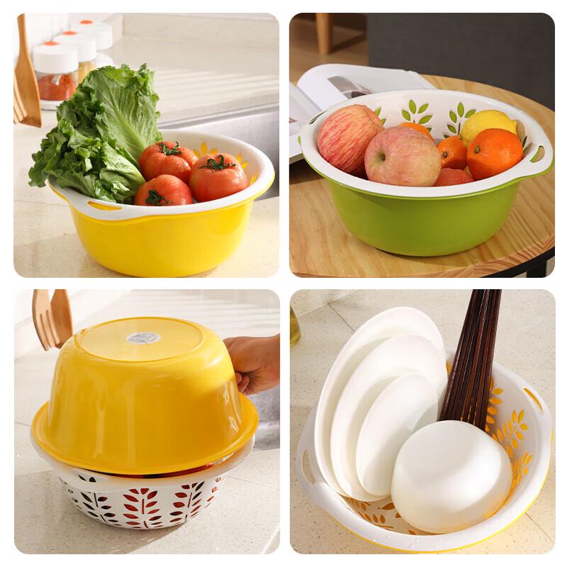 CHAHUA Doppelschichtiger Abtropfkorb