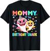 Mommy Of The Birthday Design - Family Shark Funny Unisex T-Shirt
